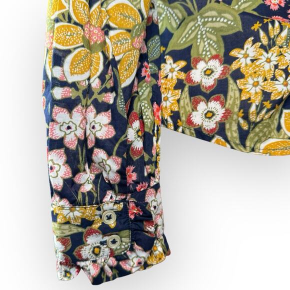 Talbots Petite Floral Shirt - Picture 5 of 6